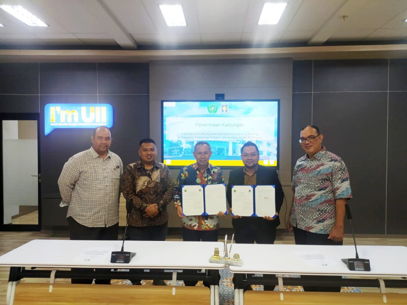 Fasilkom Unilak dan FTI UII Sepakat Kolaborasi Program MBKM, Pengembangan Riset, Teknologi dan Ilmu 