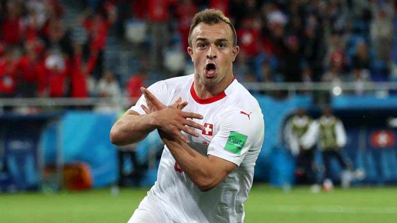 Shaqiri Masuk Buku Sejarah Usai Menangkan Swiss atas Serbia