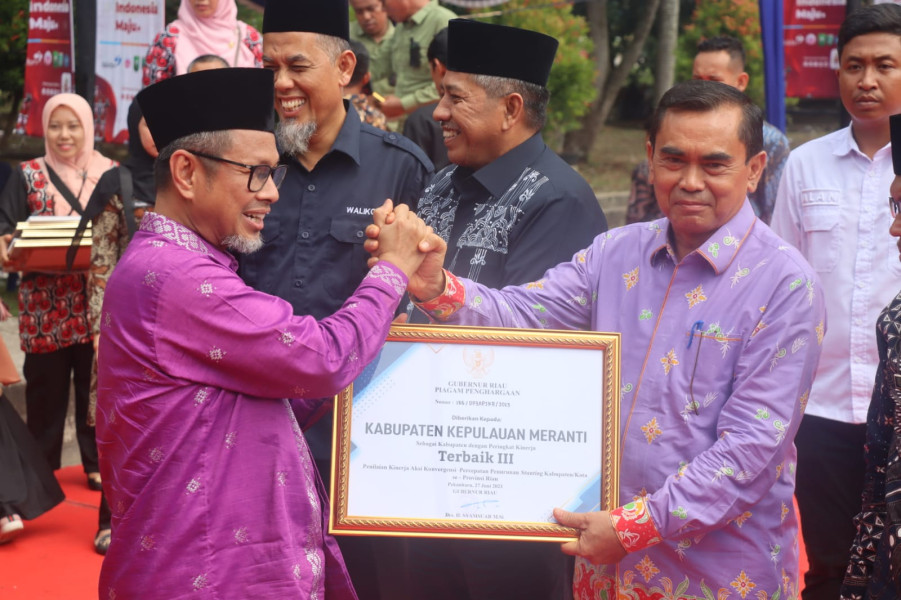 Kabupaten Kepulauan Meranti Terima 2 Penghargaan dalam Harganas Provinsi Riau