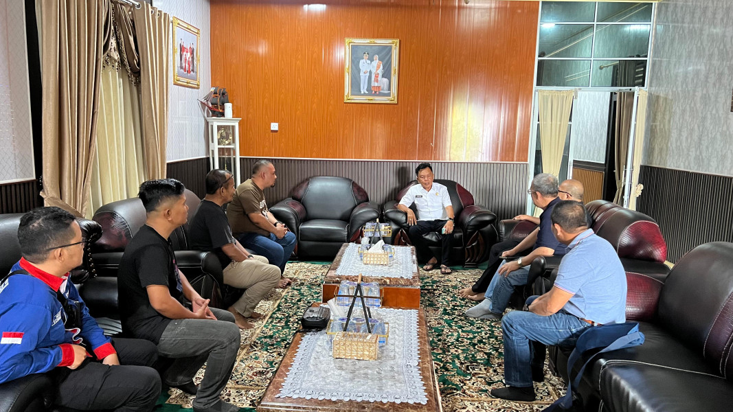 Pengurus JMSI Riau Bersilaturahmi dengan Plt Bupati Kepulauan Meranti