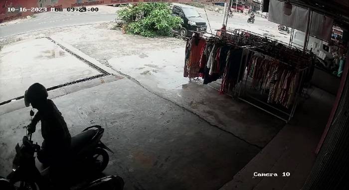 Maling Motor di Pekanbaru Panik saat Ketahuan, Kunci Letter Y Ketinggalan