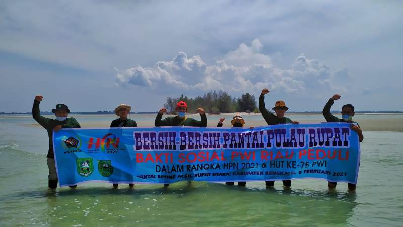 HPN di Rupat, PWI Promosikan Wisata Pantai Pulau Rupat