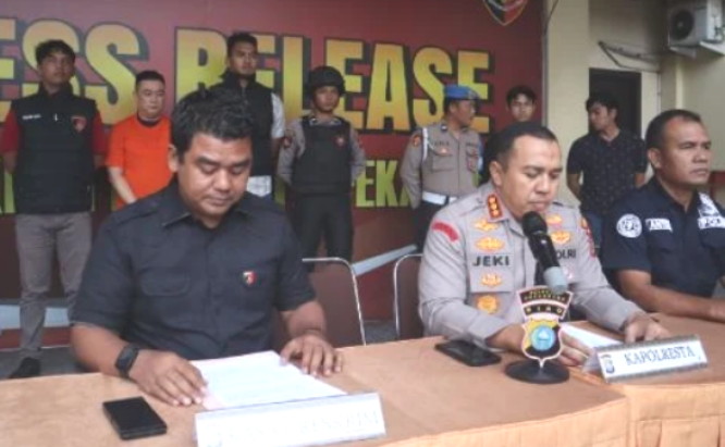 Cemburu dan Pukuli Istri, Bos TV Kabel Pekanbaru Ditahan Polisi