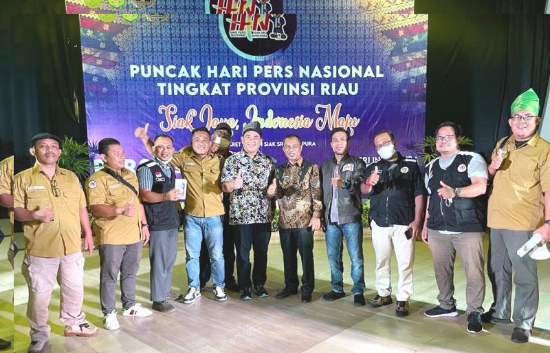 PWI Bengkalis Turut Serta Meriahkan HPN Tingkat Provinsi Riau di Siak