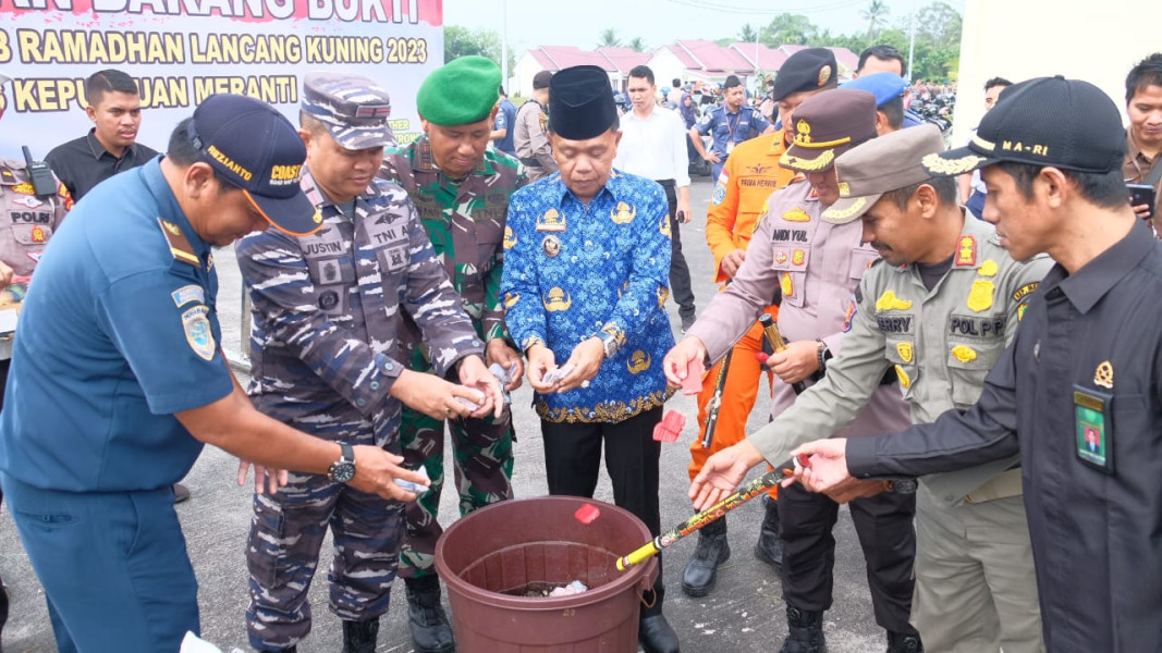 Plt. Bupati H. Asmar Pimpin Apel Gelar Pasukan Operasi Ketupat Lancang Kuning 2023