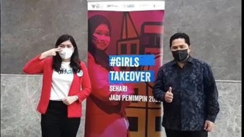 Ini Sosok Remaja Putri yang Geser Erick Jadi Menteri BUMN