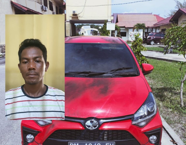 Jalinan Asmara Terputus, Dedi Fadli  Nekat Bakar Mobil Mantan Kekasihnya