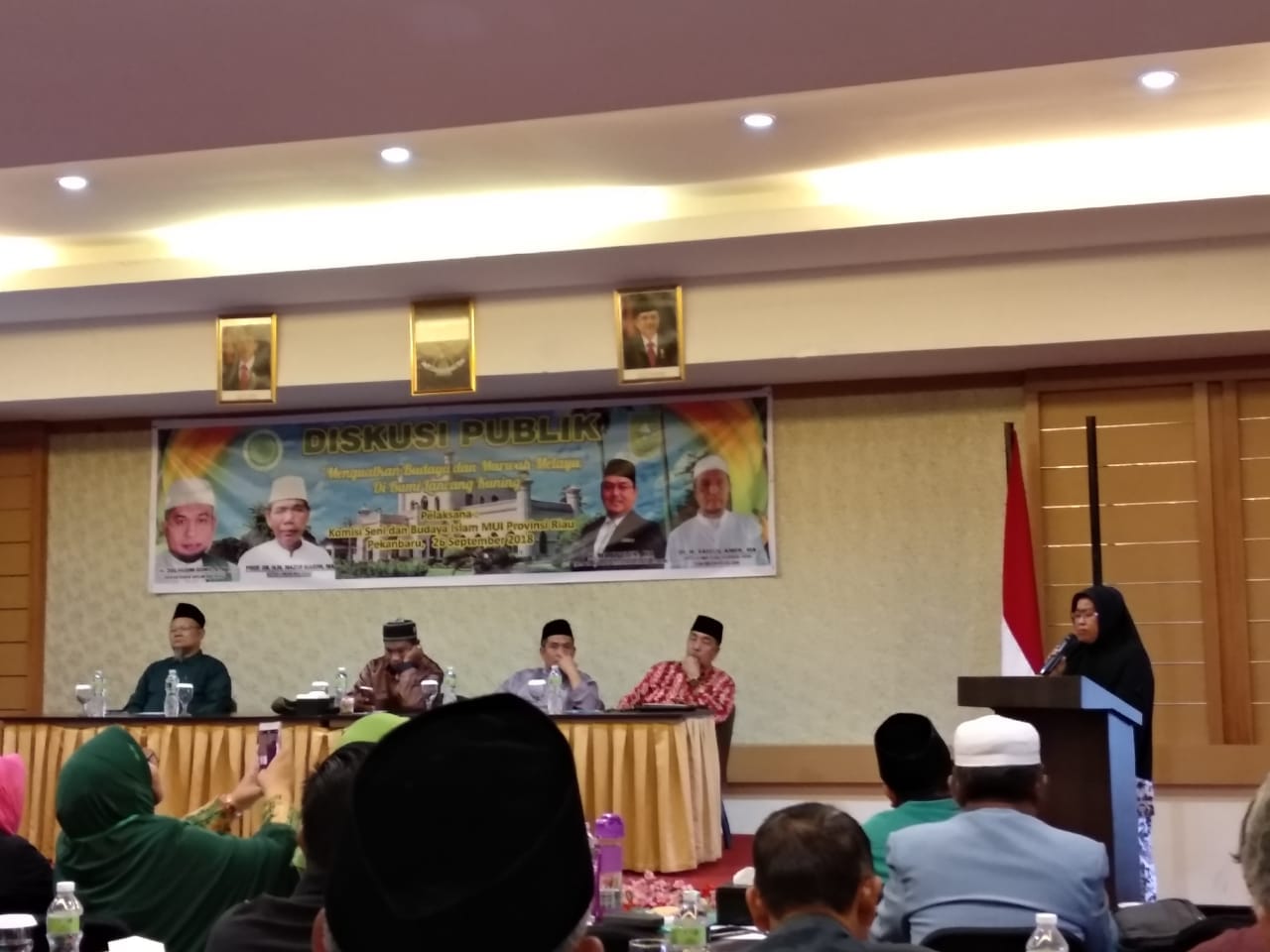 Diskusi Publik oleh Komisi Seni dan Budaya Islam MUI Provinsi Riau