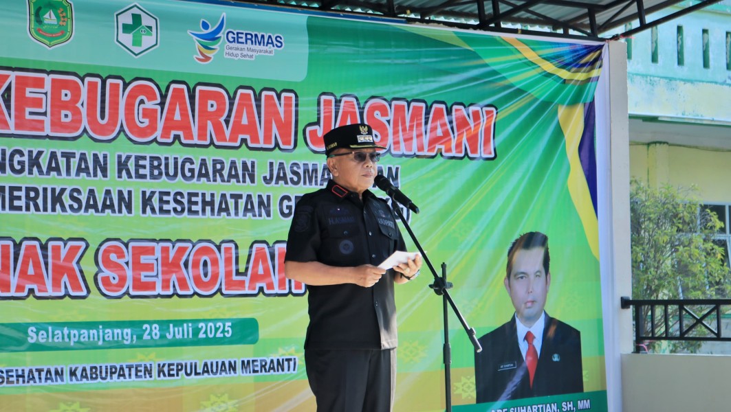 Bupati Kepulauan Meranti Resmikan Grand Launching PKG dan Gerak Jalan Sehat