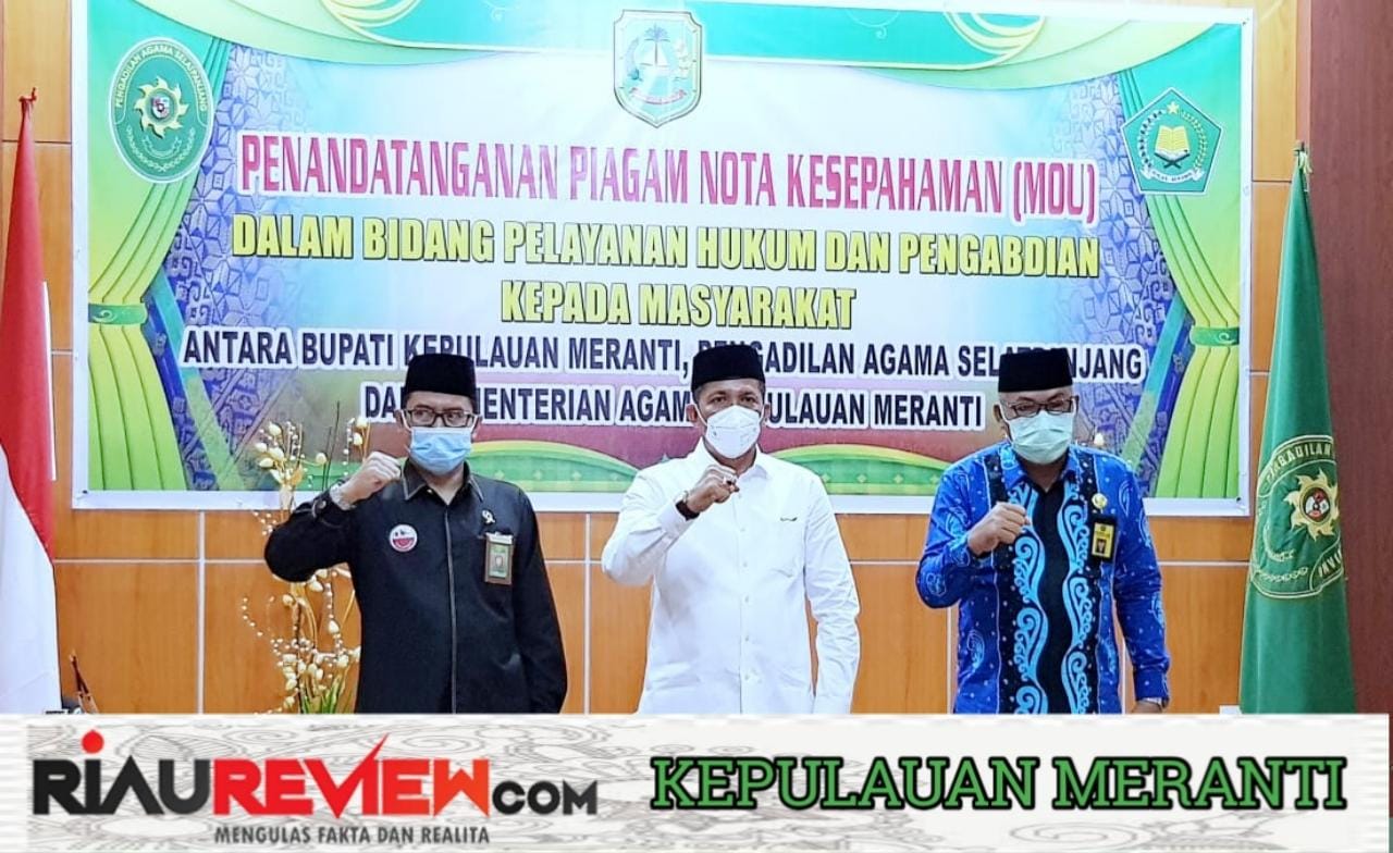 Sinergi Program, Pemkab Kepulauan Meranti Jalin Kerjasama dengan Pengadilan Agama Selatpanjan