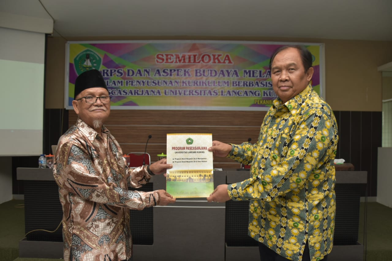Pascasarjana Unilak Gelar Semiloka Budaya Melayu Berbasis KKNI