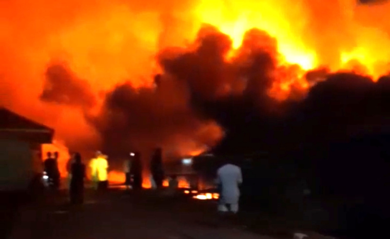 Enam Rumah di Desa Wisata Bukit Batu Bengkalis Ludes Terbakar, Enam KK Kehilangan Tempat Tinggal