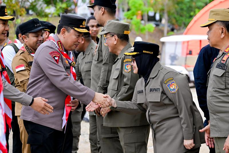 Komitmen Cegah Karhutla, Bupati Bengkalis Hadiri Jambore Karhutla Provinsi Riau 2025