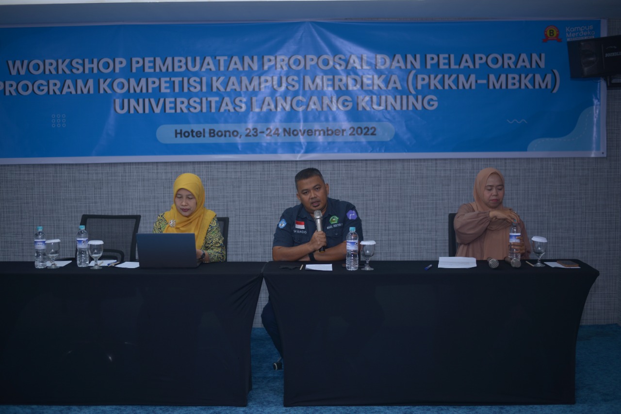 Kejar Hibah MBKM 2023, Unilak Adakan Workshop Pembuatan Proposal Program Kompetisi Kampus Merdeka