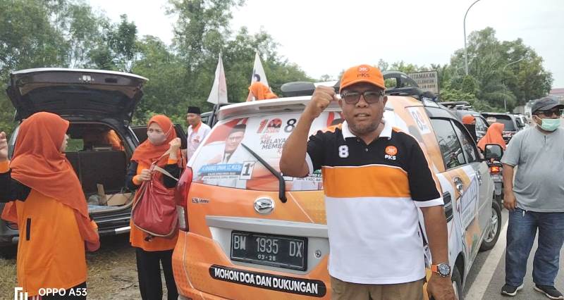 Tagetkan 10 Kursi di DPRD Bengkalis, Kader Flashmob PKS Ramaikan Pemilu 2024