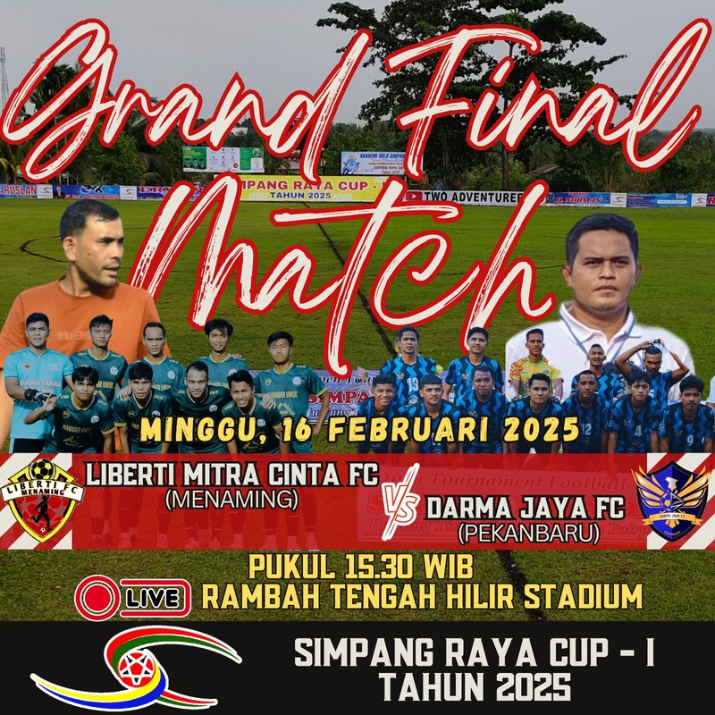 Darmajaya FC Siap Hadapi Grand Final Simpang Raya Cup I 2025, Target Juara!