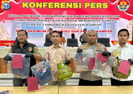 Pembunuhan di Kampar Terungkap, Pelaku Tergiur Uang Arisan Rp40 Juta