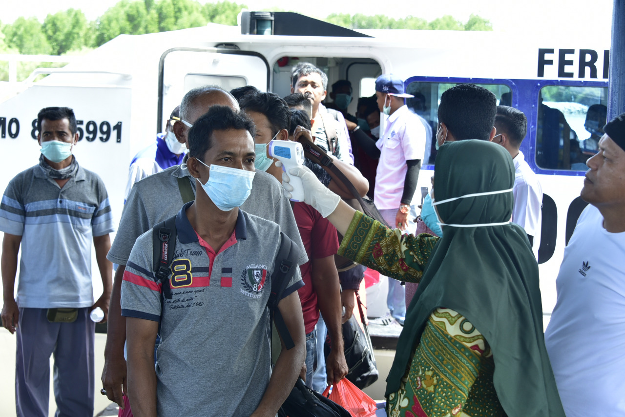 Jalur Masuk Pelabuhan BSSR Selatbaru Diperketat
