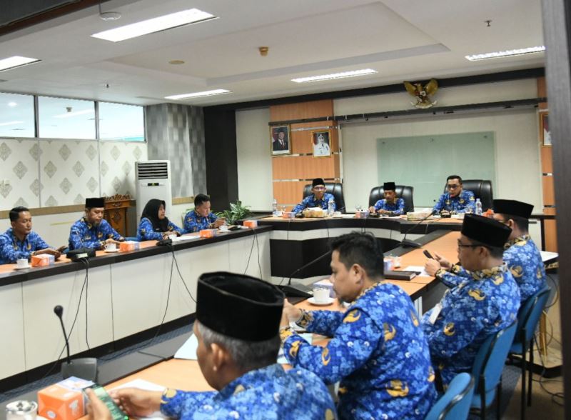 Pemkab Gelar Rapat Realisasi Fisik dan Keuangan APBD 2025