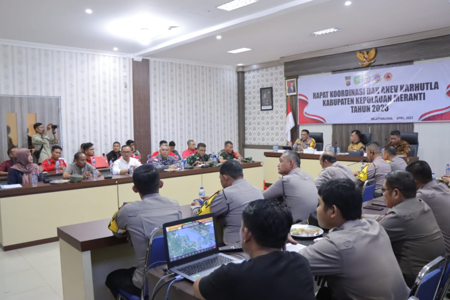 Perkuat Sinergitas Antisipasi Karhutla, Polres Meranti Bersama Pemda, TNI serta Stakeholder Terkait