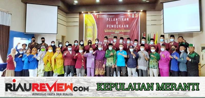 Sekdakab  Meranti Hadiri Acara  Pelantikan Ikatan Mahasiswa Muhammadiyah Tahun 2021-2022