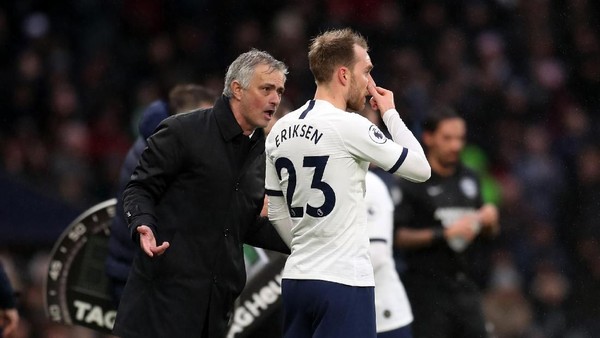 Mourinho Sudah Tahu Bagaimana Kelanjutan Eriksen di Tottenham