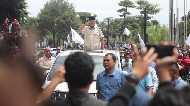 Didampingi Amien Rais, Prabowo Tiba di Lokasi Ijtimak Ulama