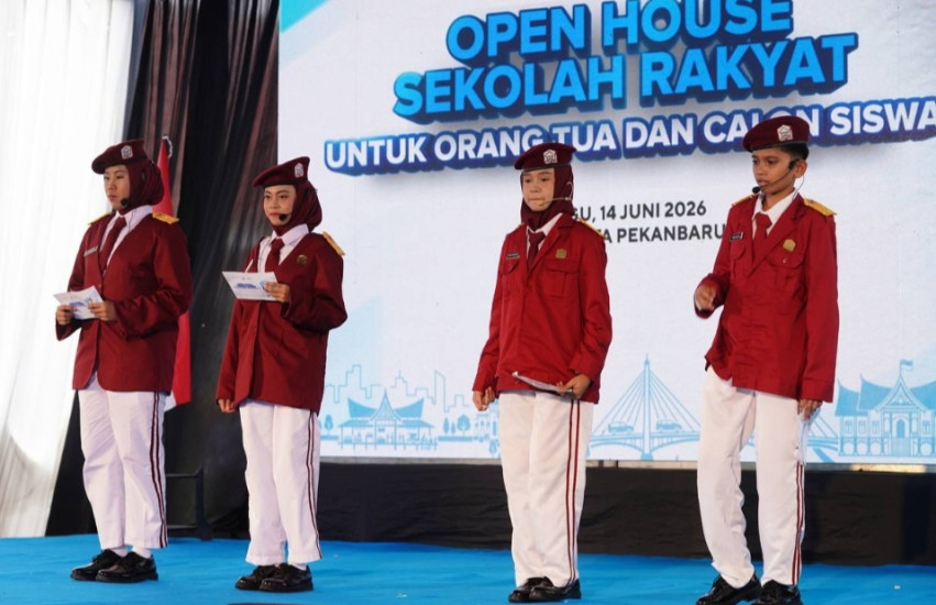 Sudah 225 Siswa Belajar di Tiga Sekolah Rakyat Riau