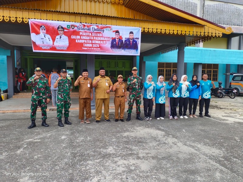 Seleksi Tahap Pertama Calon Paskibraka di 7 Kecamatan Dibuka Resmi Kaban Kesbangpol Bengkalis
