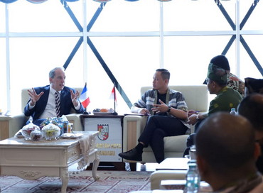 Temui Wako Agung, Dubes Prancis Buka Peluang Beasiswa dan Investasi di Pekanbaru