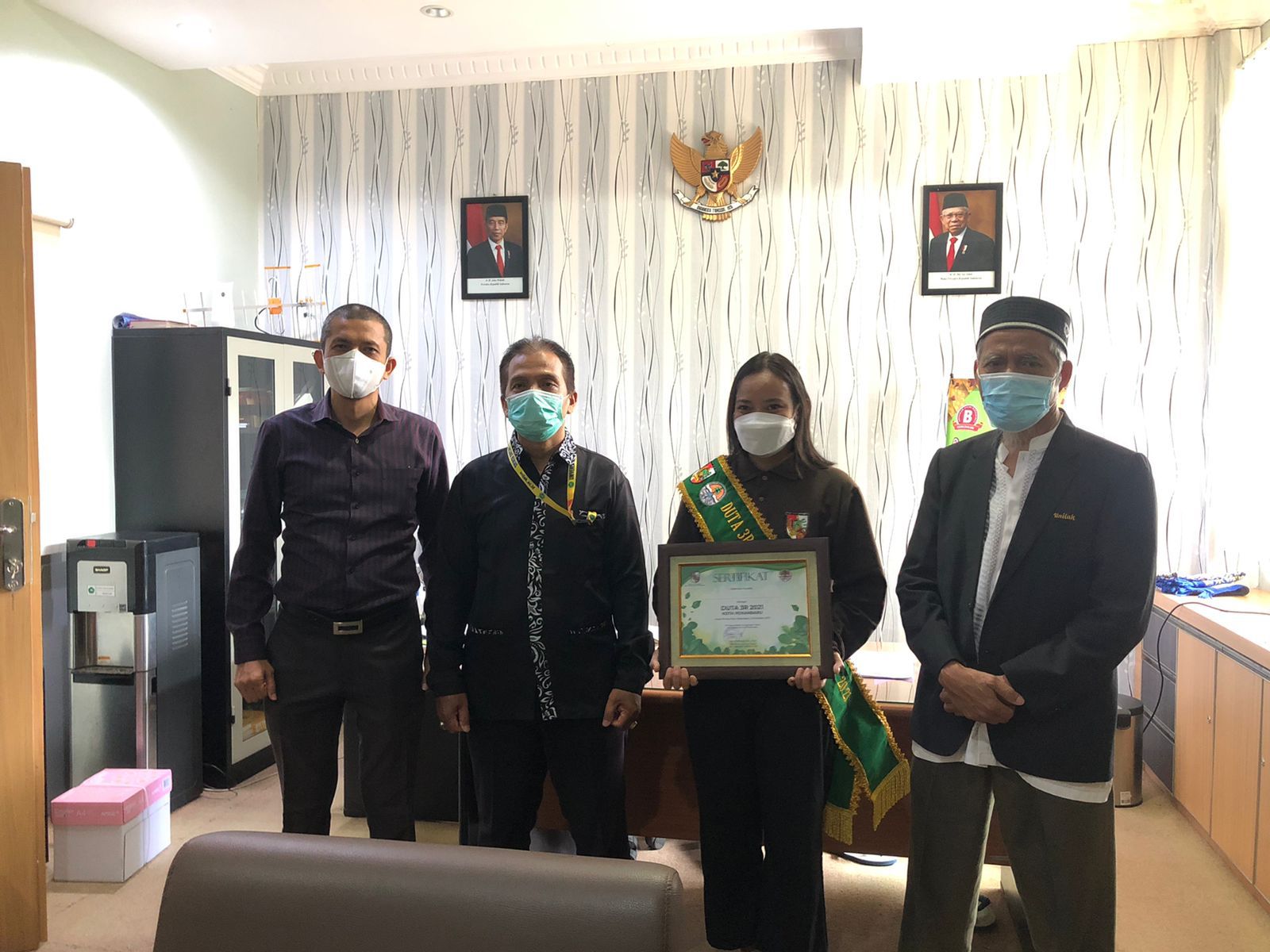 Mahasiswa Prodi Manajemen Unilak Terpilih  Duta 3R Saat Gran Final Duta Lingkungan Kota Pekanbaru