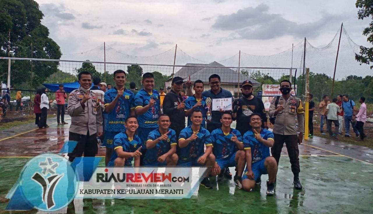 Raih Juara Pertama, Kapolres Apresiasi Prestasi Tim Volly Bhayangkara Meranti