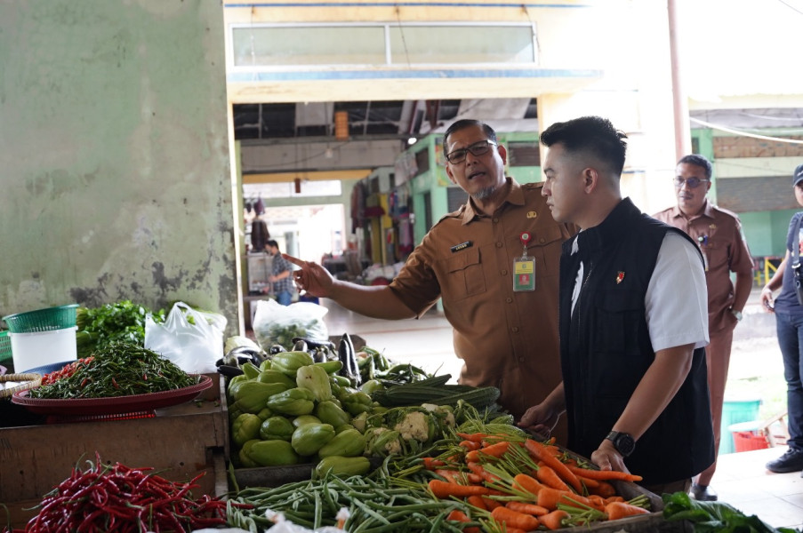 Polres Siak Cek Ketersediaan dan Harga Bapokting di Pasar Selama Ramadhan