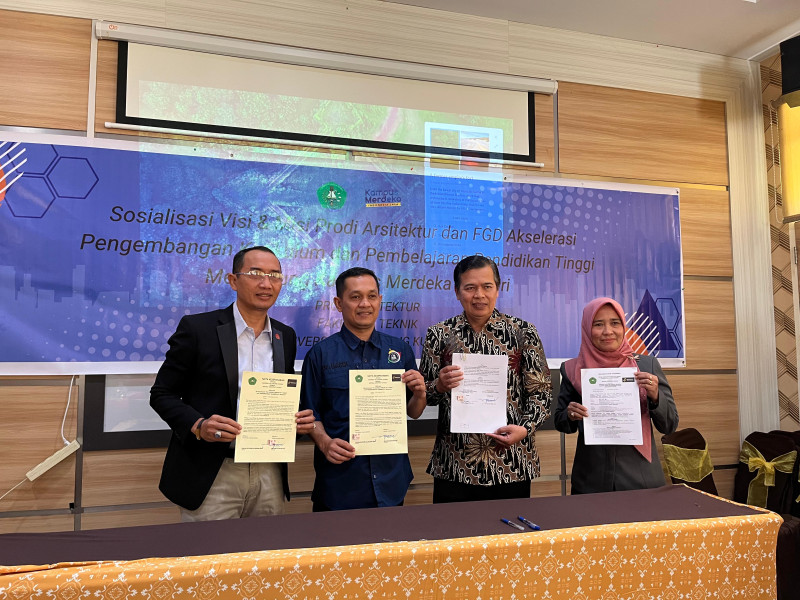 Prodi Arsitektur Unilak Gelar FGD Akselerasi Kurikulum