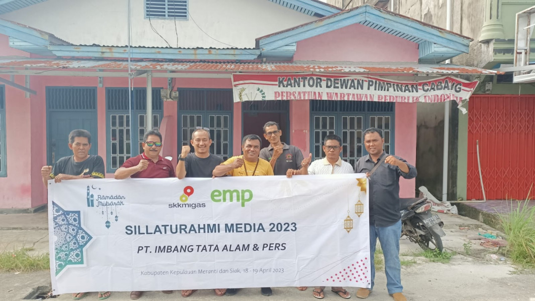 PT Imbang Tata Alam Jalin Silaturahmi Bersama Awak Media di Kecamatan Sungai Apit