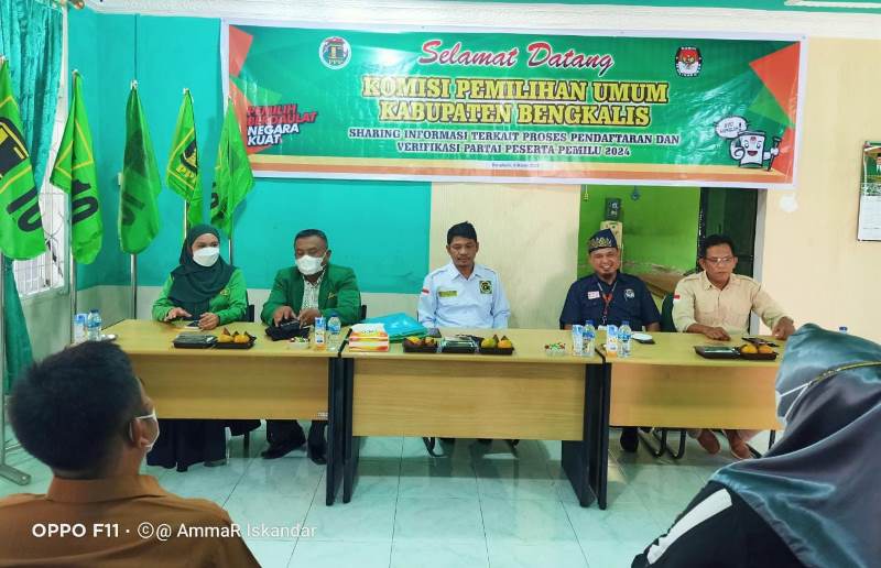 KPU Bengkalis Sambangi Kantor DPC PPP Kabupaten Bengkalis