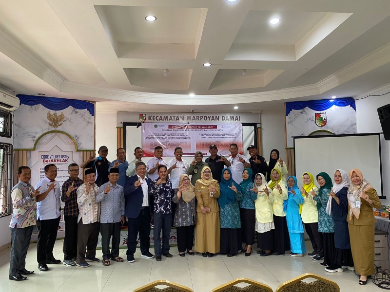 Dosen Pascarjana Unilak Edukasi Masyarakat Maropyan Damai  Terkait  Eksekusi Jaminan Fidusia