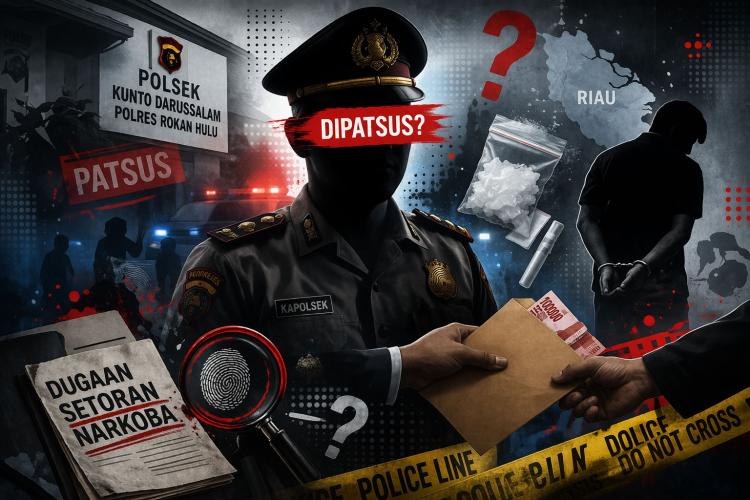 Kapolsek di Rohul Dipatsus Diam-Diam? Dugaan Setoran Narkoba Bikin Geger Riau