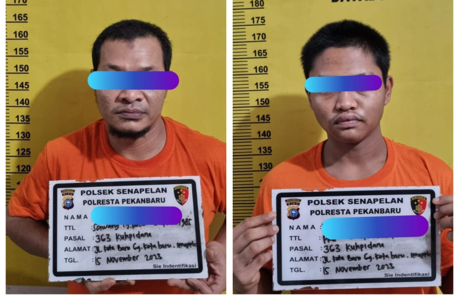 Polsek SenapHelan Tangkap Dua Pelaku Pencurian Dari Rekaman CCTV