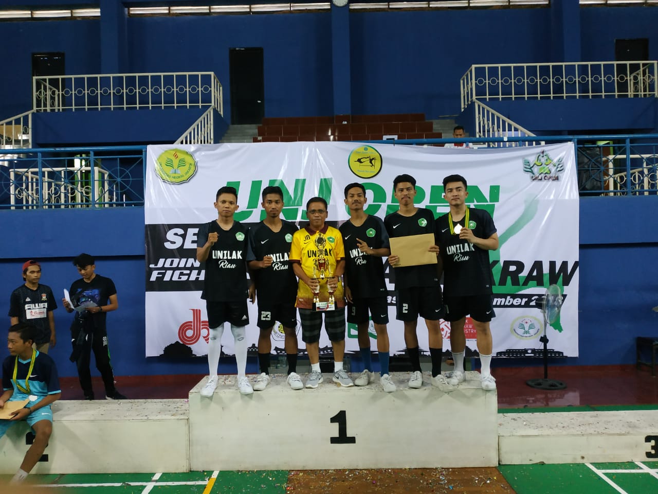 Tim Sepak Takraw Unilak Juara I di Jakarta