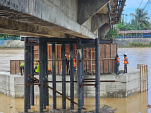 Tahap Dongkrak Dimulai, Jembatan Sei Rokan Ditutup Total 4 September–9 Oktober