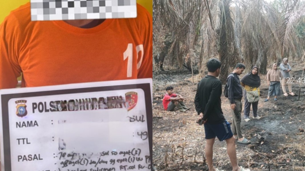 Polres Bengkalis Tetapkan Tersangka Kasus Rambah Hutan dan Sebabkan Karhutla di Bukit Batu
