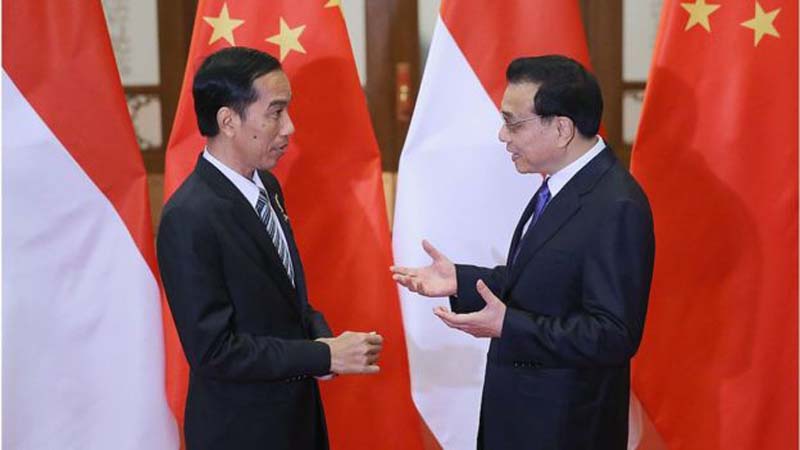 Jokowi Sambut PM China di Istana Bogor