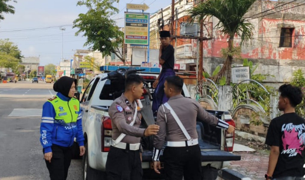 Sat Lantas Polres Bengkalis Antisipasi Balap Liar dan Kejahatan