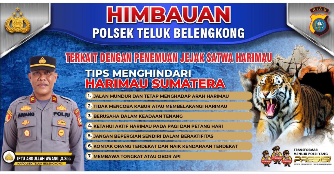 5 Ternak Mati Dimangsa Harimau, Warga Teluk Belengkong Diminta Waspada