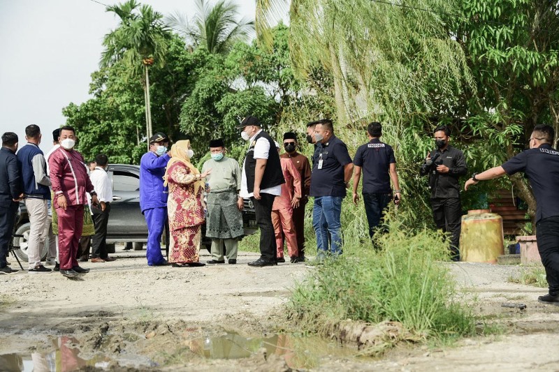 Tinjau Titik Ruas Jalan Rusak, Infrastruktur Pulau Rupat Jadi Perhatian Buk Kas