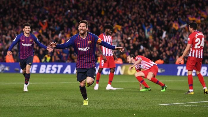 Messi Ukir Sejarah dalam Kemenangan Barca atas Atletico