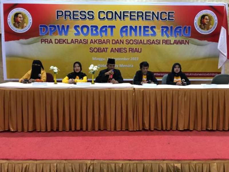 Sobat Anies Klaim Sudah Bentuk Pengurus di 9 Kabupaten/Kota di Riau