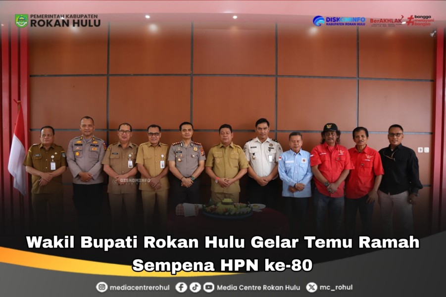 Perkuat Sinergitas, Wakil Bupati Rokan Hulu Gelar Temu Ramah Sempena HPN Ke-80