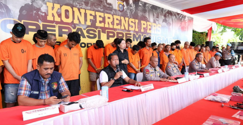 169 Pelaku Premanisme Diringkus Polda Riau